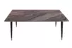 Стол обеденный Рио Гранд MC232-180BR, 180х90х76 см, коричневая керамика/черный