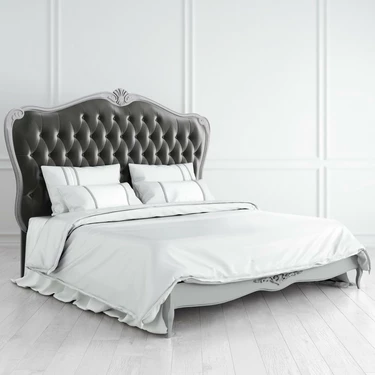 Кровать с мягким изголовьем 180*200 