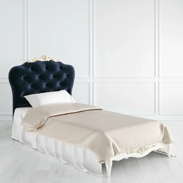 Кровать с мягким изголовьем 90*190 