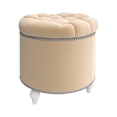 Пуф круглый открывающийся 