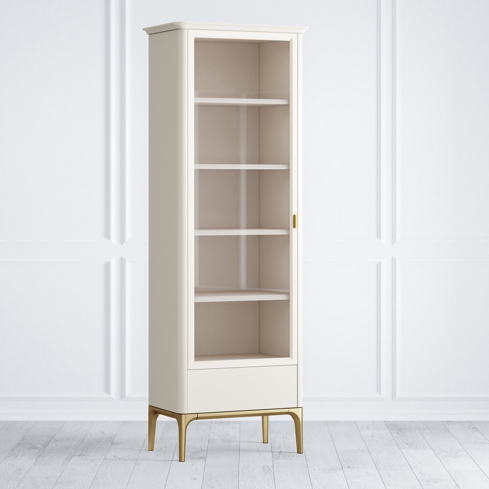 Шкаф книжный малый 1 ящик L Pr029LB-gold