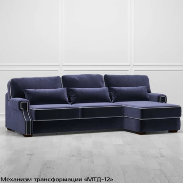 Диван Quadra L (с механизмом) DQL-TR-180-K03-Ka-B18