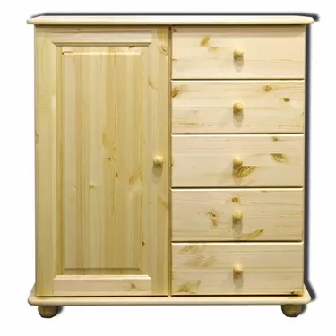 Комод 5 ящиков из дерева Вокко 61-15