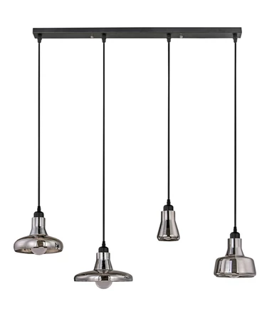 Светильник Boretto Smoke Glass Rectangle