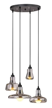Светильник Boretto Smoke Glass Round