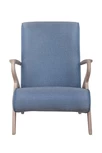 Низкое кресло Fobos blue