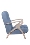 Низкое кресло Fobos blue