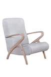 Низкое кресло Fobos light grey