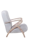 Низкое кресло Fobos light grey