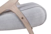 Низкое кресло Fobos light grey