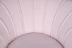 Низкое кресло ракушка Pearl розовый V2