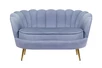 Диван ракушка Pearl Double Blue