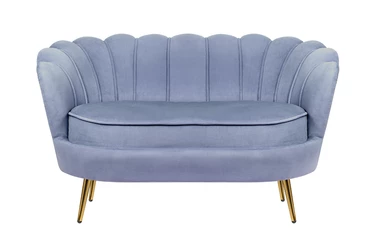 Диван ракушка Pearl Double Blue