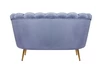Диван ракушка Pearl Double Blue