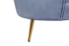 Диван ракушка Pearl Double Blue