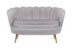 Диван ракушка Pearl Double Grey
