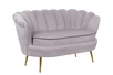 Диван ракушка Pearl Double Grey