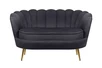 Дизайнерский двухместный диван Pearl Double Black