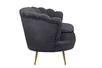 Дизайнерский двухместный диван Pearl Double Black