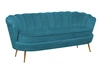 Диван ракушка для гостиниц Pearl Triple Marine Velvet