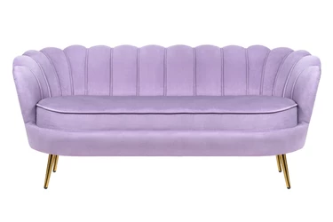 Диван ракушка для гостиниц Pearl Triple Purple