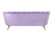 Диван ракушка для гостиниц Pearl Triple Purple