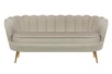 Диван ракушка для гостиниц Pearl Triple Taupe