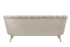Диван ракушка для гостиниц Pearl Triple Taupe