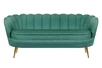 Диван ракушка для гостиниц Pearl Triple Green V2