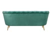 Диван ракушка для гостиниц Pearl Triple Green V2