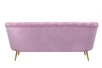 Диван ракушка Pearl Triple Pink