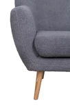 Низкое кресло Fuller Grey Boucle