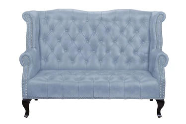 Кожаный дизайнерский диван лофт Royal Sofa Grey