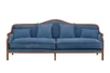 Диван с высокой спинкой Madesta Blue
