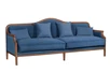 Диван с высокой спинкой Madesta Blue