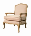 Мягкое полукресло с подлокотниками Nitro Beige Velvet