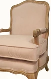 Мягкое полукресло с подлокотниками Nitro Beige Velvet