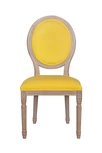 Стул с круглой спинкой Volker Oak Yellow