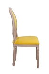 Стул с круглой спинкой Volker Oak Yellow