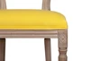 Стул с круглой спинкой Volker Oak Yellow