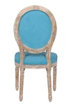 Стул с круглой спинкой Volker Oak Light Blue