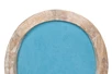 Стул с круглой спинкой Volker Oak Light Blue
