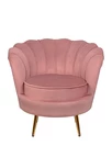 Низкое кресло ракушка Pearl Pink V3