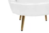 Низкое кресло ракушка Pearl White