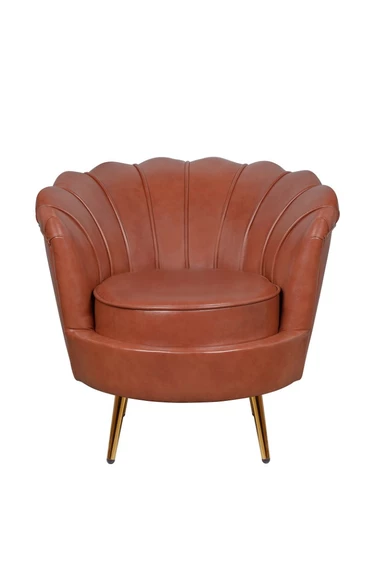 Низкое кресло ракушка Pearl Brown