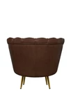 Низкое кресло ракушка Pearl Brown V2