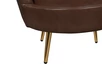 Низкое кресло ракушка Pearl Brown V2
