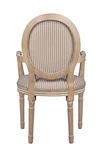 Мягкий стул с подлокотниками Volker Arm Orange Pinstripe
