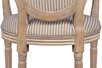 Мягкий стул с подлокотниками Volker Arm Orange Pinstripe