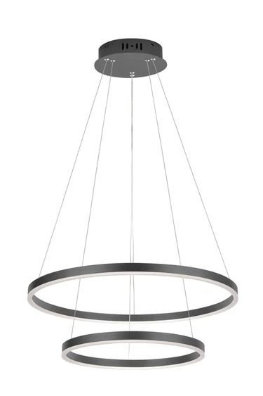 Люстра Orblaze 2 rings 600 black